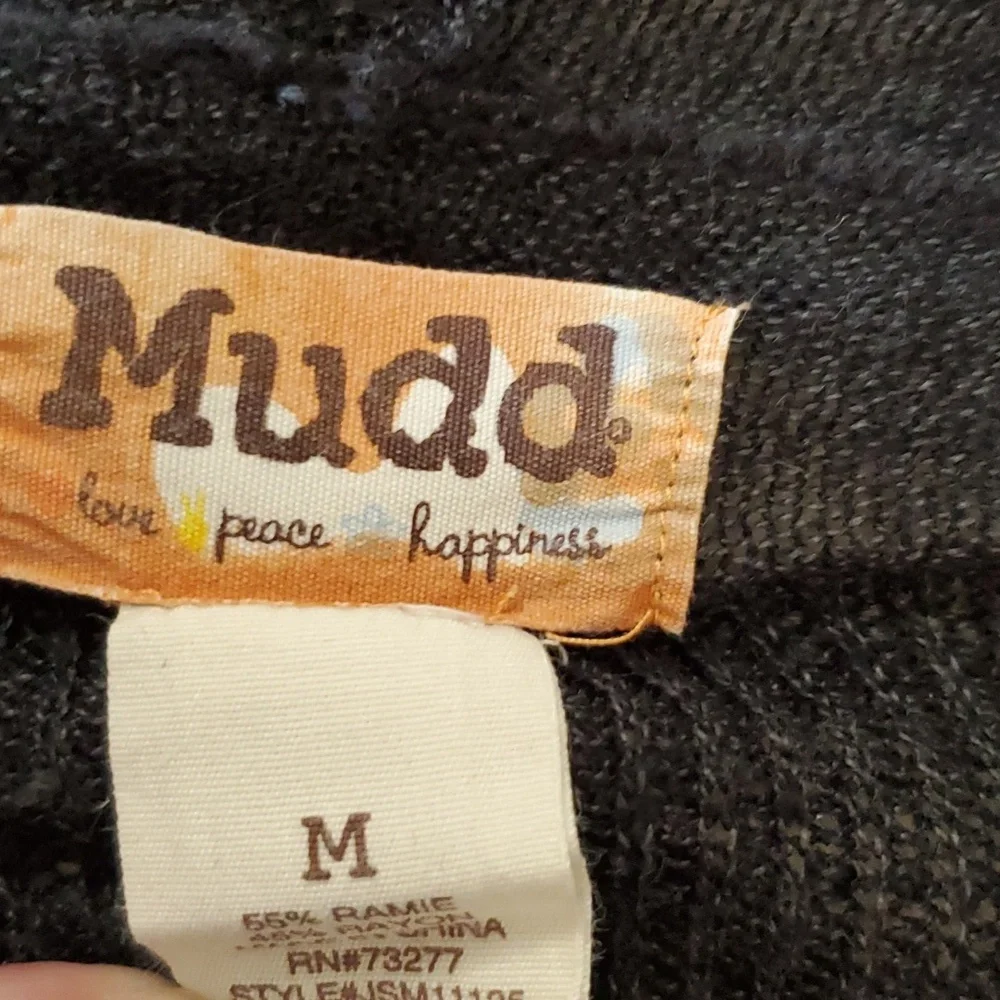 Mudd women'sshort sleeve open front cardigan. Size medium. - Picture 3 of 7